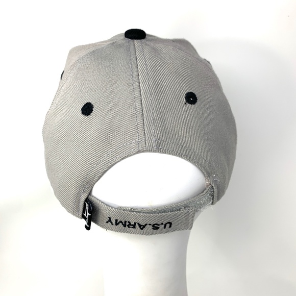 US Army Gray Hat Cap - Picture 3 of 6